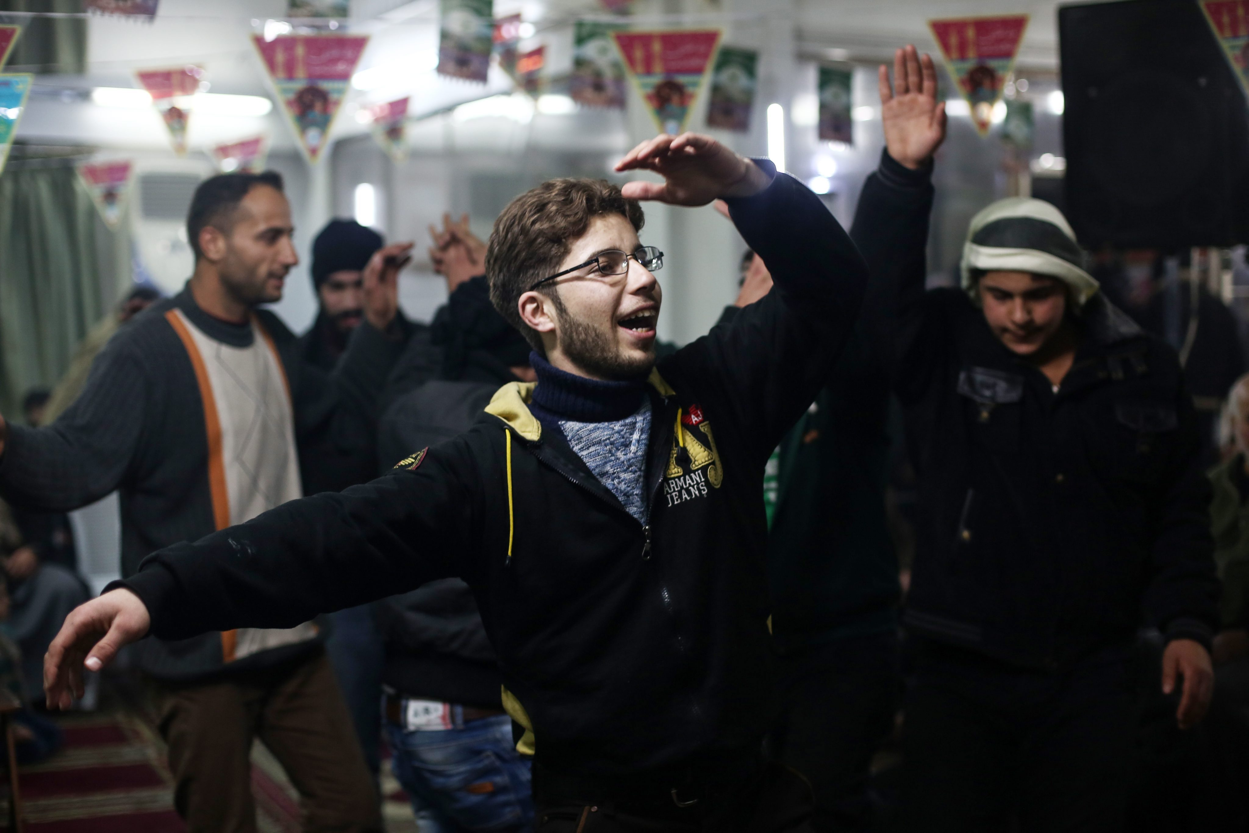 Syrian refugees in Turkey celebrate Assad's fall