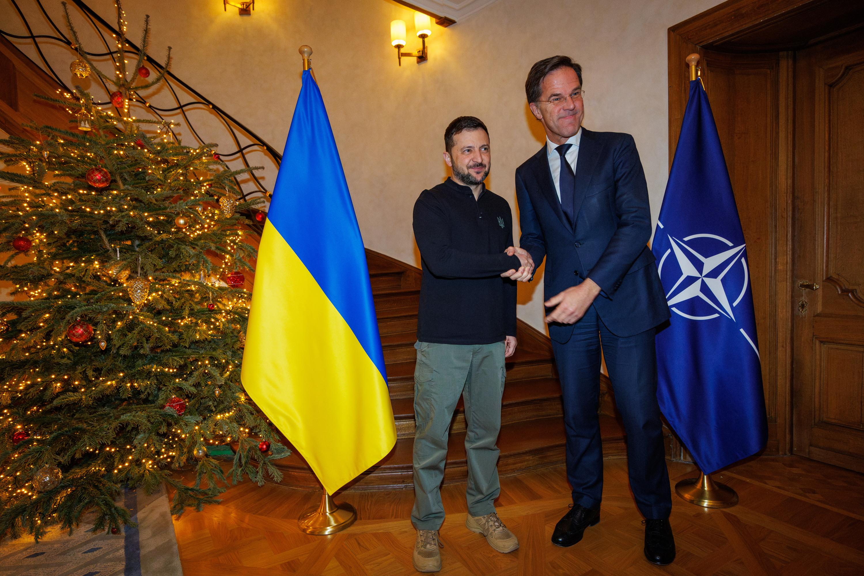 Zelensky and Rutte discuss strengthening Ukraine's air defence