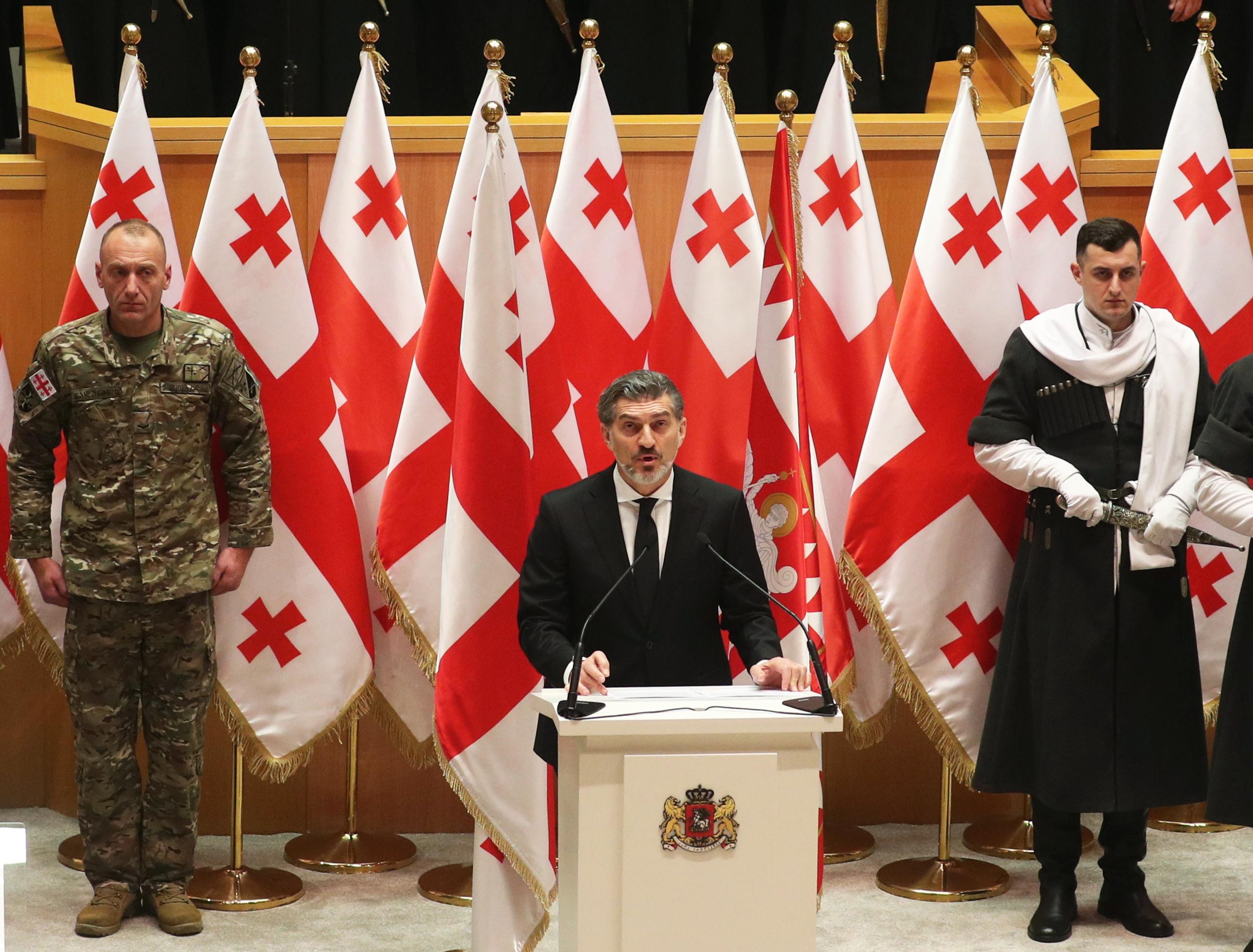 Georgia's new president sworn in amid political resistance and protests