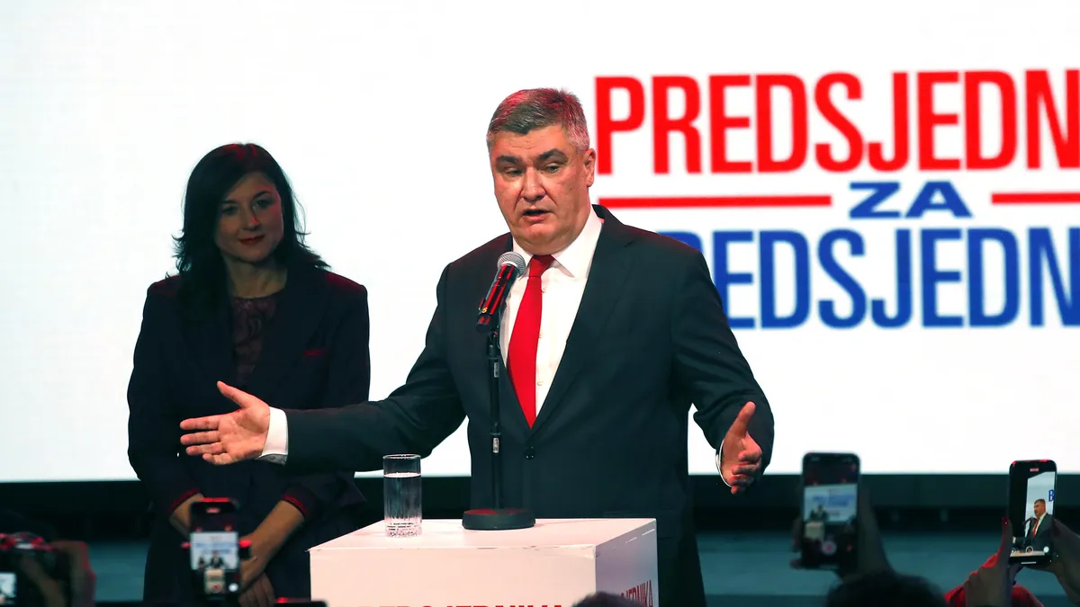 Milanovic wins convincing victory in the presidential elections in Croatia