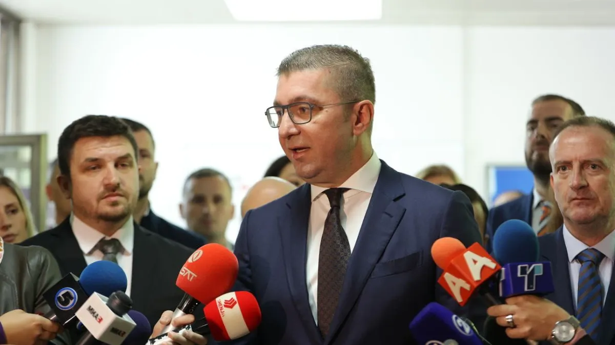 Hristijan Mitkoski: As long as I remain PM of North Macedonia, there will be no inclusion of Bulgarians in the constitution