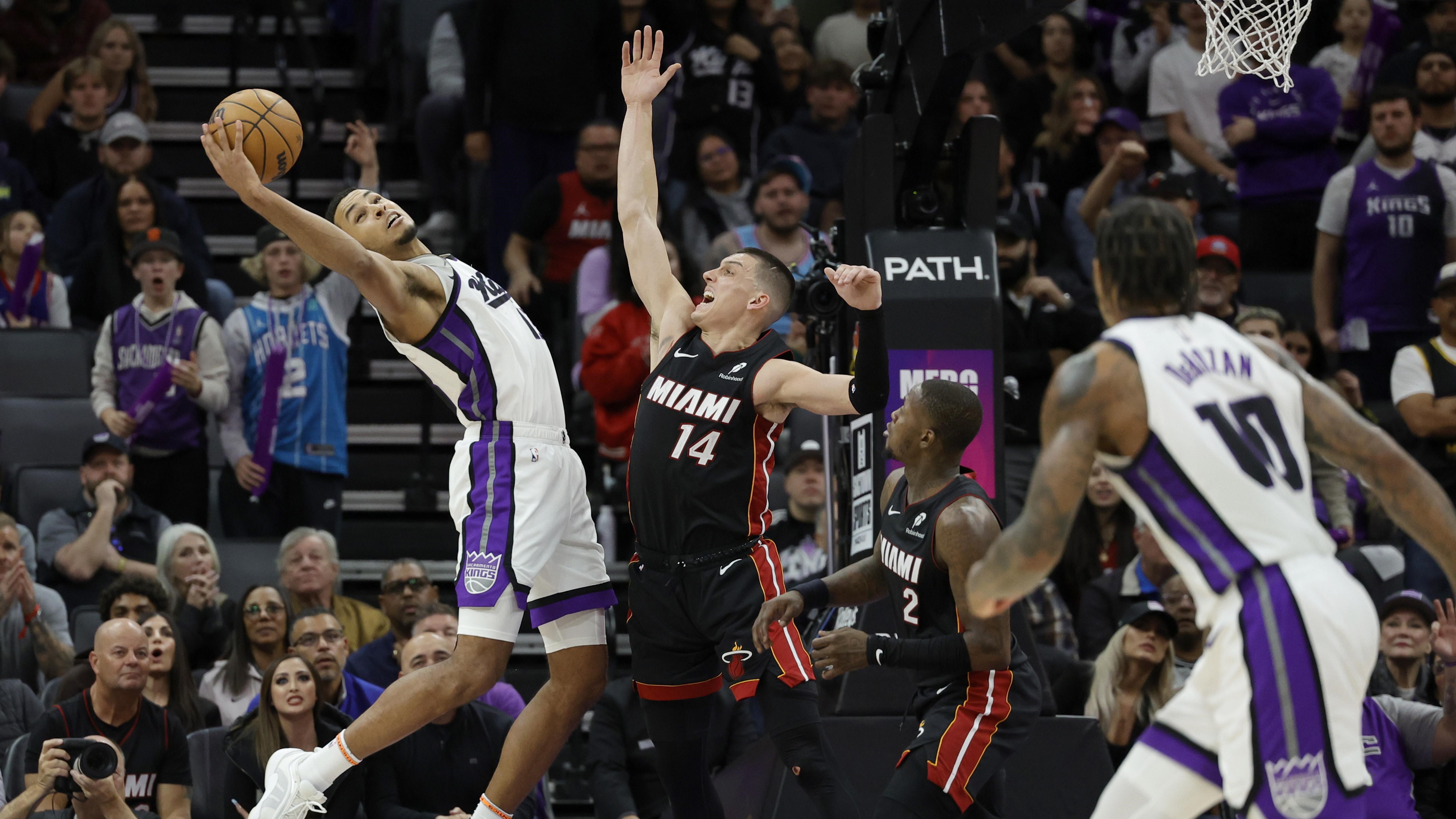 Sacramento beats Miami in double overtime for fifth straight win