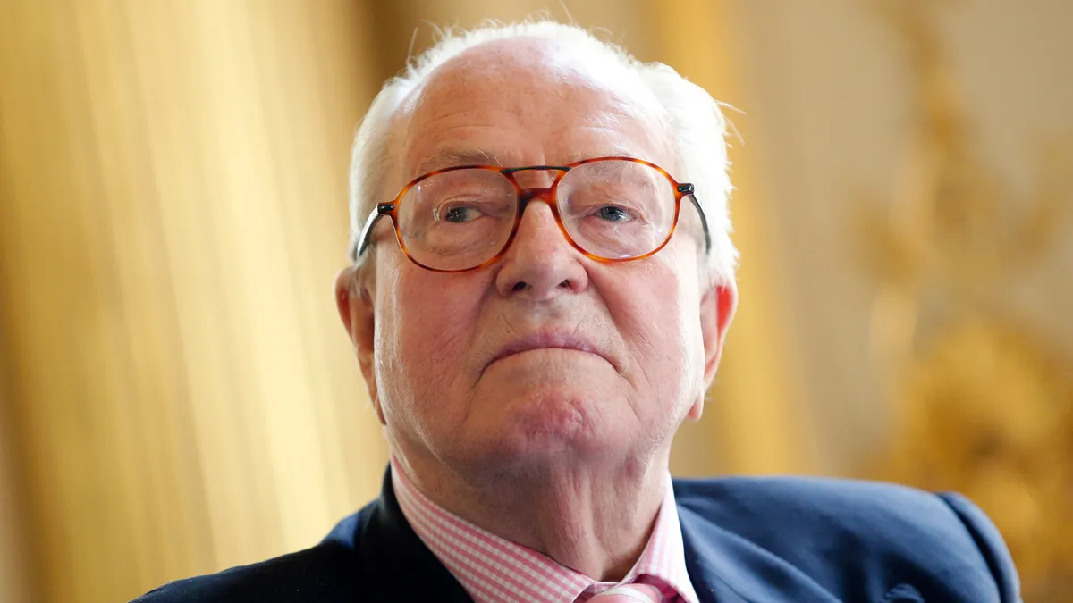 The icon of the French far right Jean-Marie Le Pen passed away