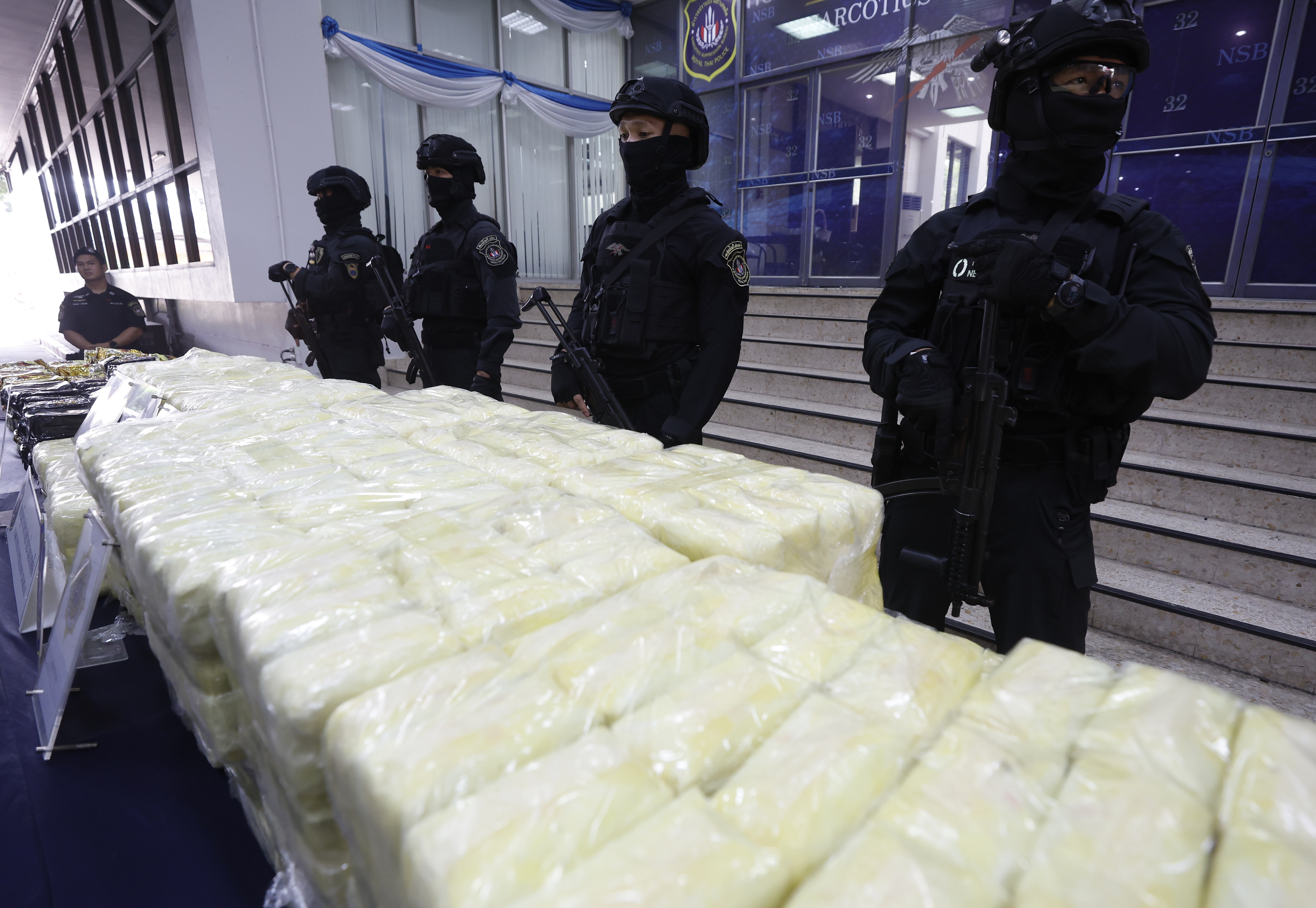 Thailand seizes record 1.6 tonnes of methamphetamine