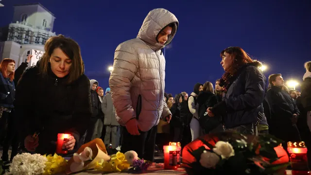 The towns of Kochani, Shtip and Ohrid honoured the victims of the Pulse disco in North Macedonia 